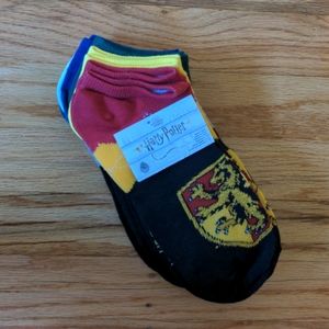 NWT 6 pairs Harry Potter ankle socks